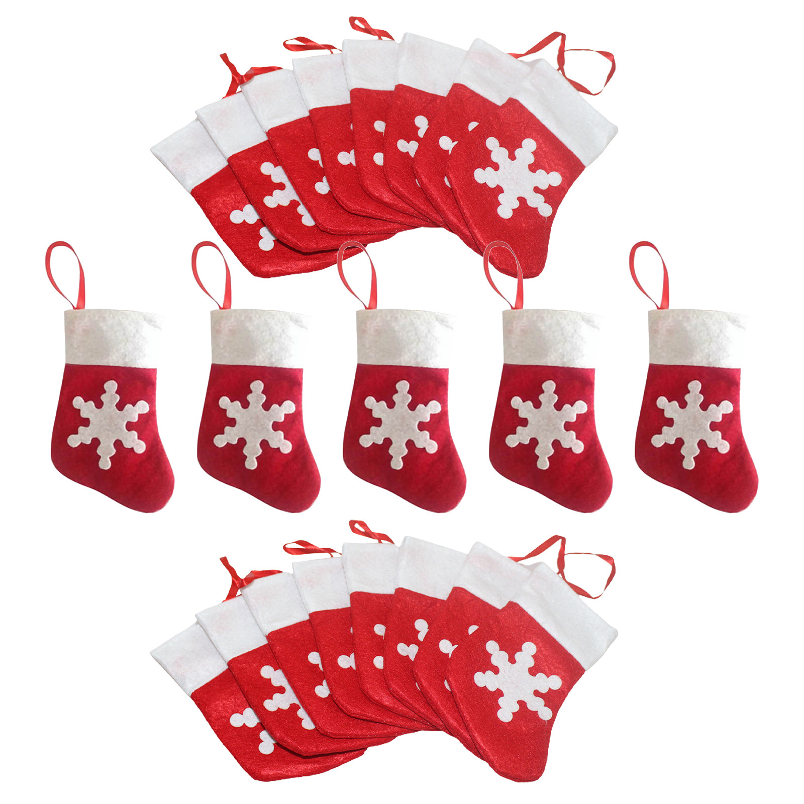ถุงคริสต์มาสขนาดเล็ก 24 ชิ้น พ - Christmas Stocking Hanging บทวิจารณ์และราคา