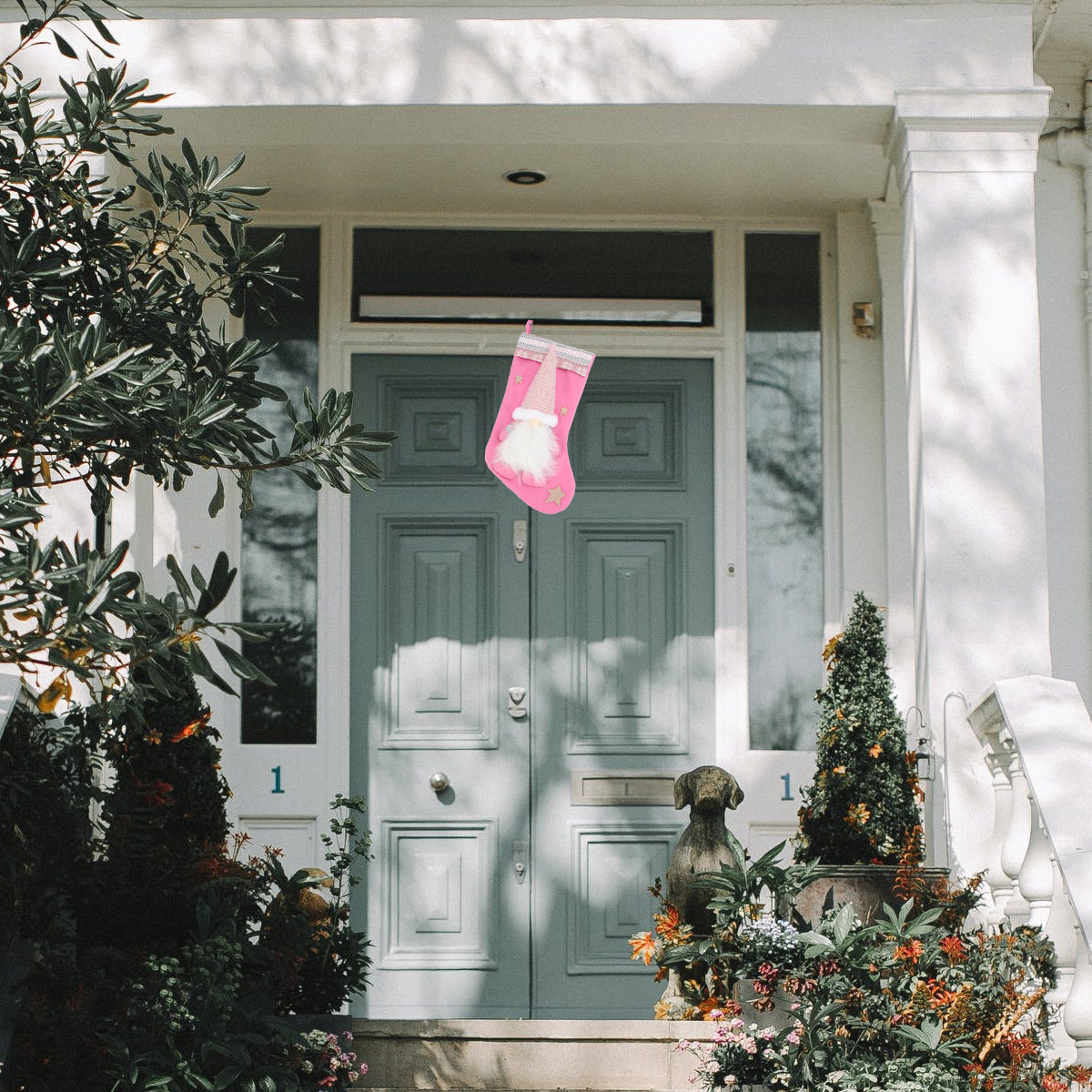 ถุงแขวนคริสต์มาสแบบไม่มีหน้า ข - Christmas Stocking Hanging บทวิจารณ์และราคา
