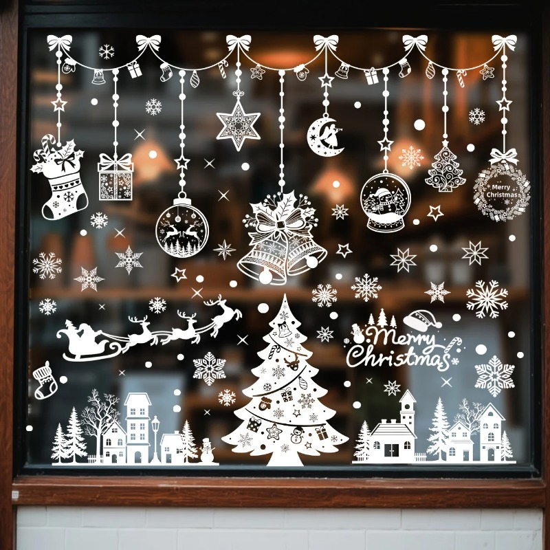 สติ๊กเกอร์ติดกระจกหน้าต่างลายค - Snowflake Window Decal บทวิจารณ์และราคา