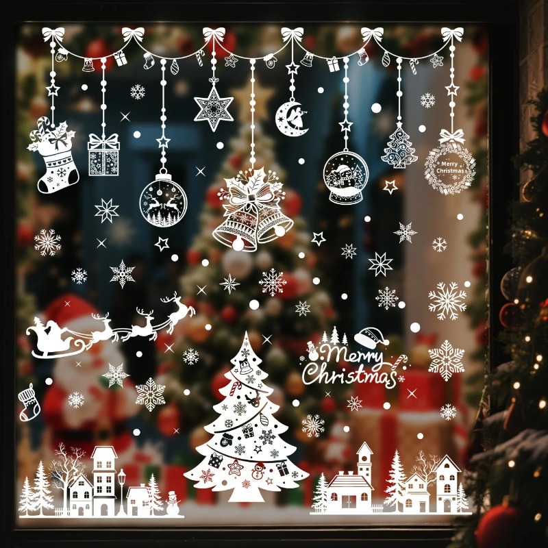สติ๊กเกอร์ติดกระจกหน้าต่างลายค - Snowflake Window Decal บทวิจารณ์และราคา