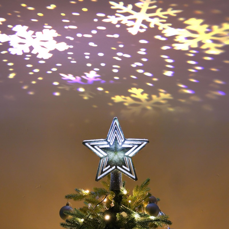 ไฟ LED โปรเจคเตอร์รูปดาวห้าแฉก - Star Tree Topper บทวิจารณ์และราคา