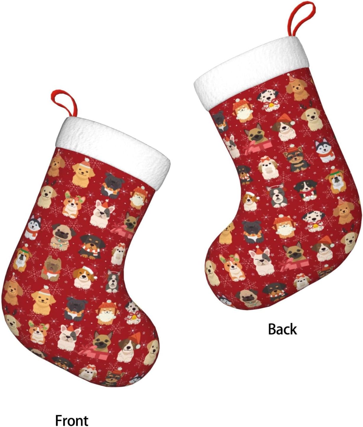 ถุงน่องคริสต์มาสลายสุนัขน่ารัก - Christmas Stocking Hanging บทวิจารณ์และราคา