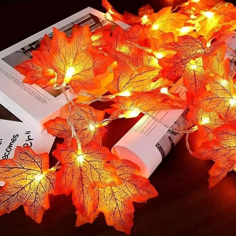 ไฟประดับรูปใบเมเปิลแบบสายไฟ LE - Led Fairy String Lights บทวิจารณ์และราคา