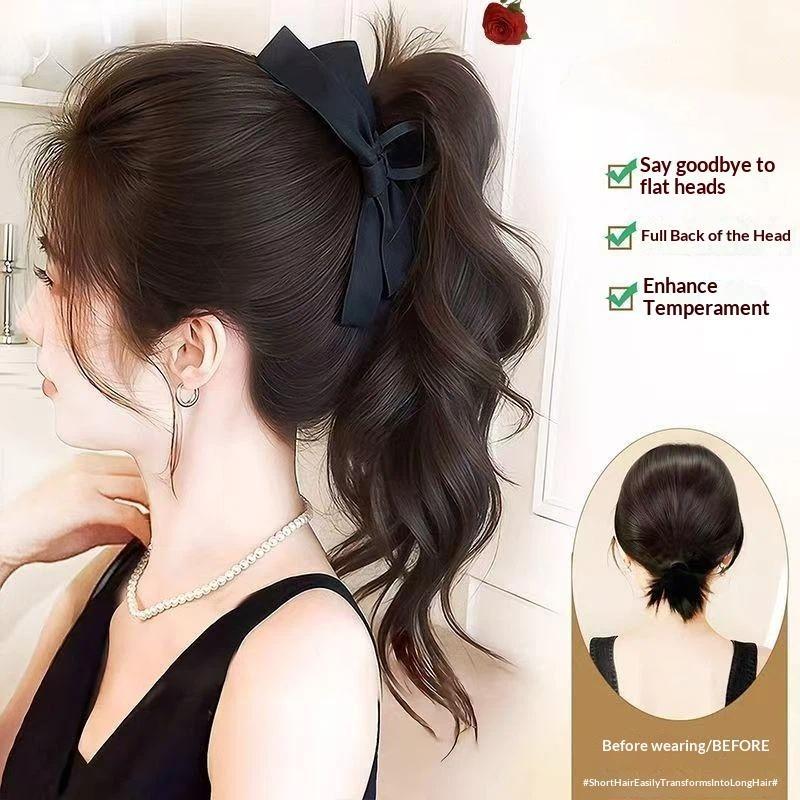 วิกผมหางม้าแบบหนีบ 14 นิ้ว พร้ - Ribbon Bow Gift บทวิจารณ์และราคา