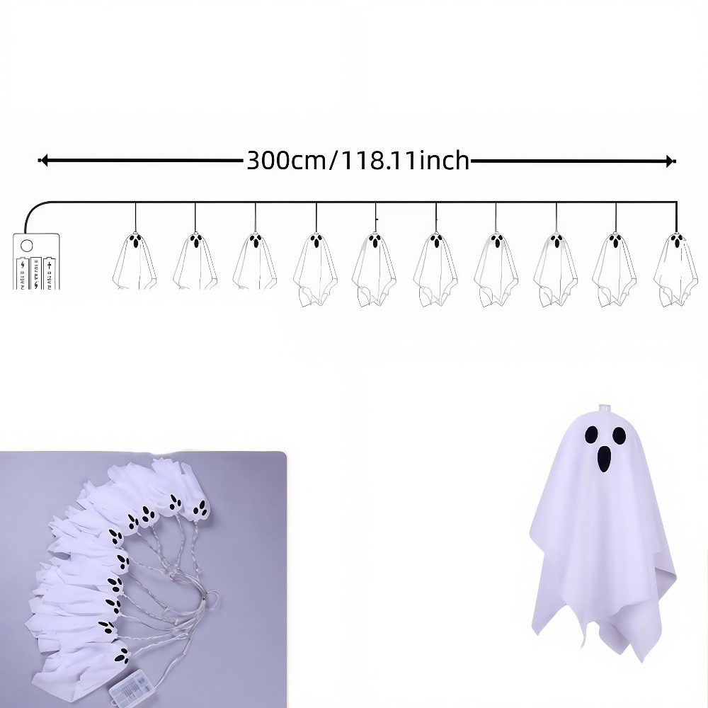 ชุดไฟประดับฮาโลวีนแบบแขวน 10 ด - Led Fairy String Lights บทวิจารณ์และราคา