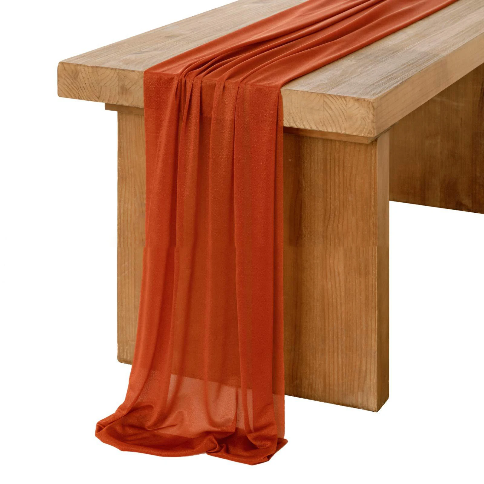 ชีฟองสีขาวตาราง Runner การตั้ง - Christmas Table Runner บทวิจารณ์และราคา