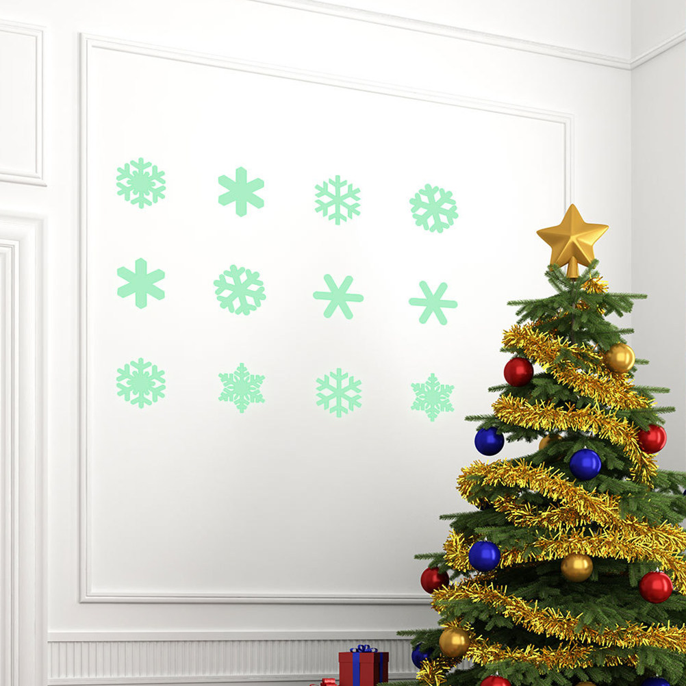 สติ๊กเกอร์ติดผนังลายเกล็ดหิมะเ - Snowflake Window Decal บทวิจารณ์และราคา