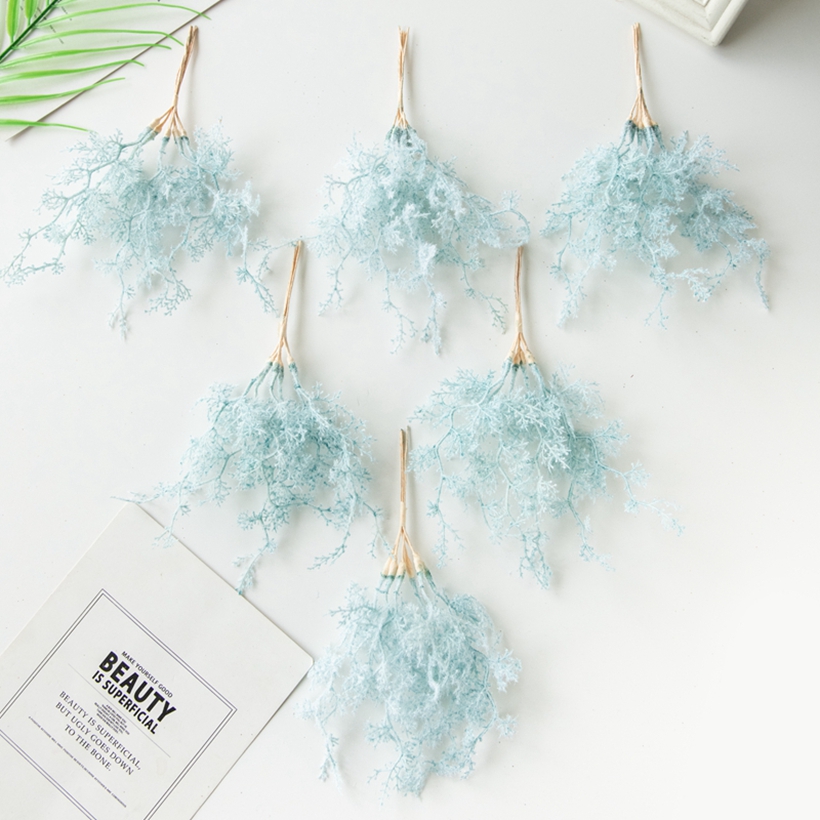 6ชิ้นพืชเทียมสีทองสีเงินปลอมสำ - Christmas Tree Artificial บทวิจารณ์และราคา