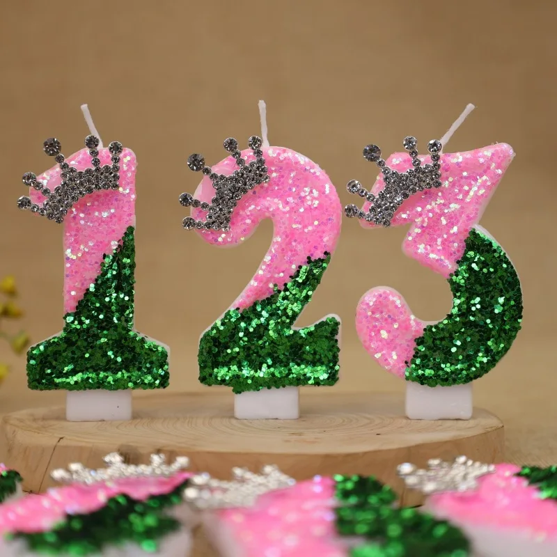 เทียนวันเกิดรูปมงกุฎเจ้าหญิงสี - Holiday Candle Set บทวิจารณ์และราคา