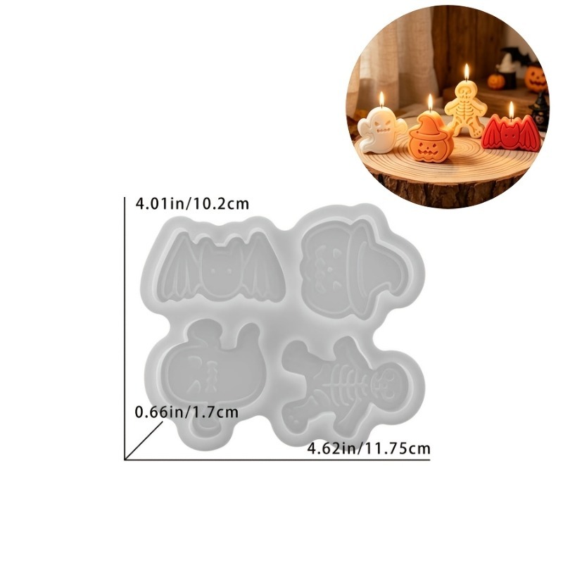 ชุดแม่พิมพ์ซิลิโคน 4 ช่องสำหรั - Holiday Candle Set บทวิจารณ์และราคา