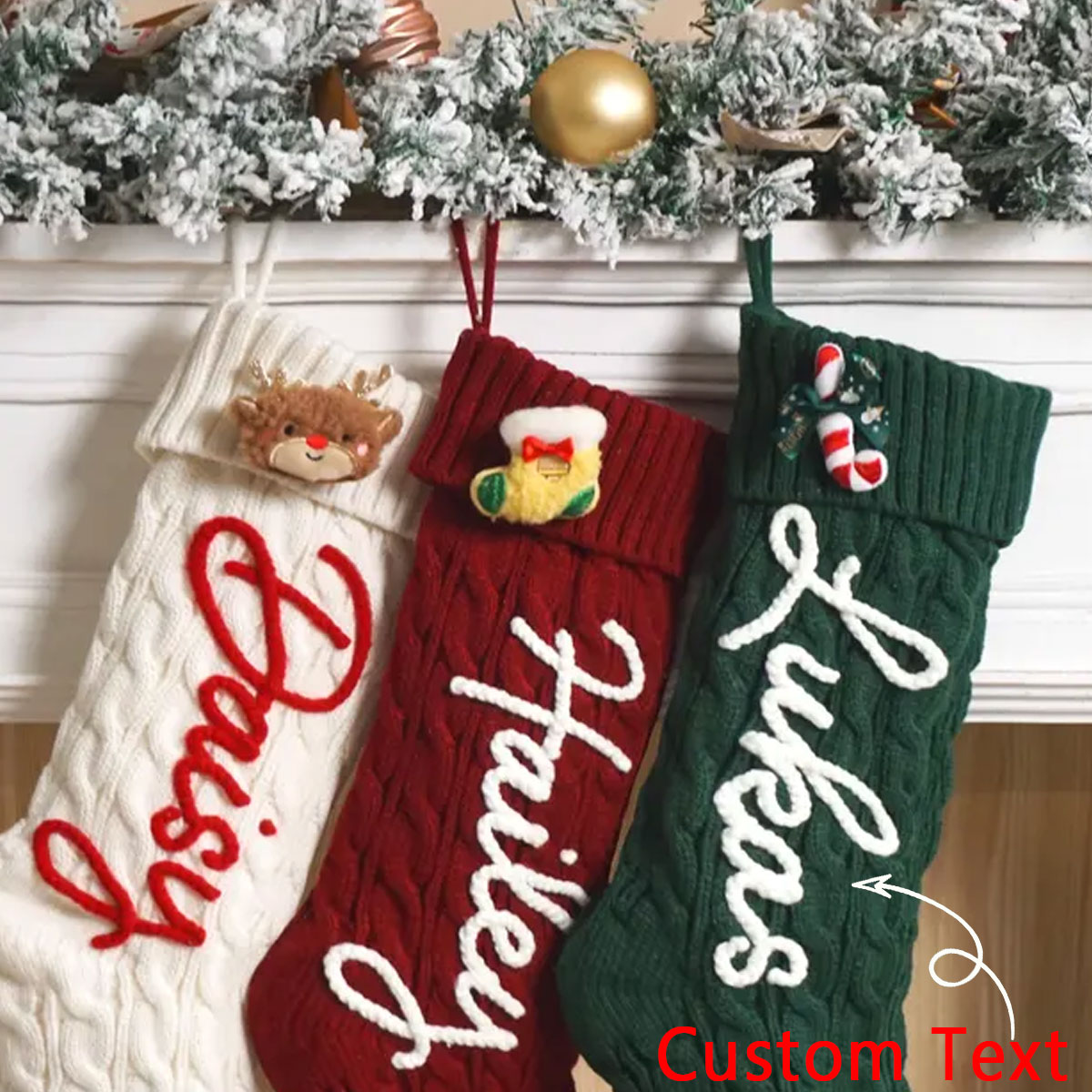 ถุงเท้าตกแต่งคริสต์มาส 1 ชิ้น, - Christmas Stocking Hanging บทวิจารณ์และราคา