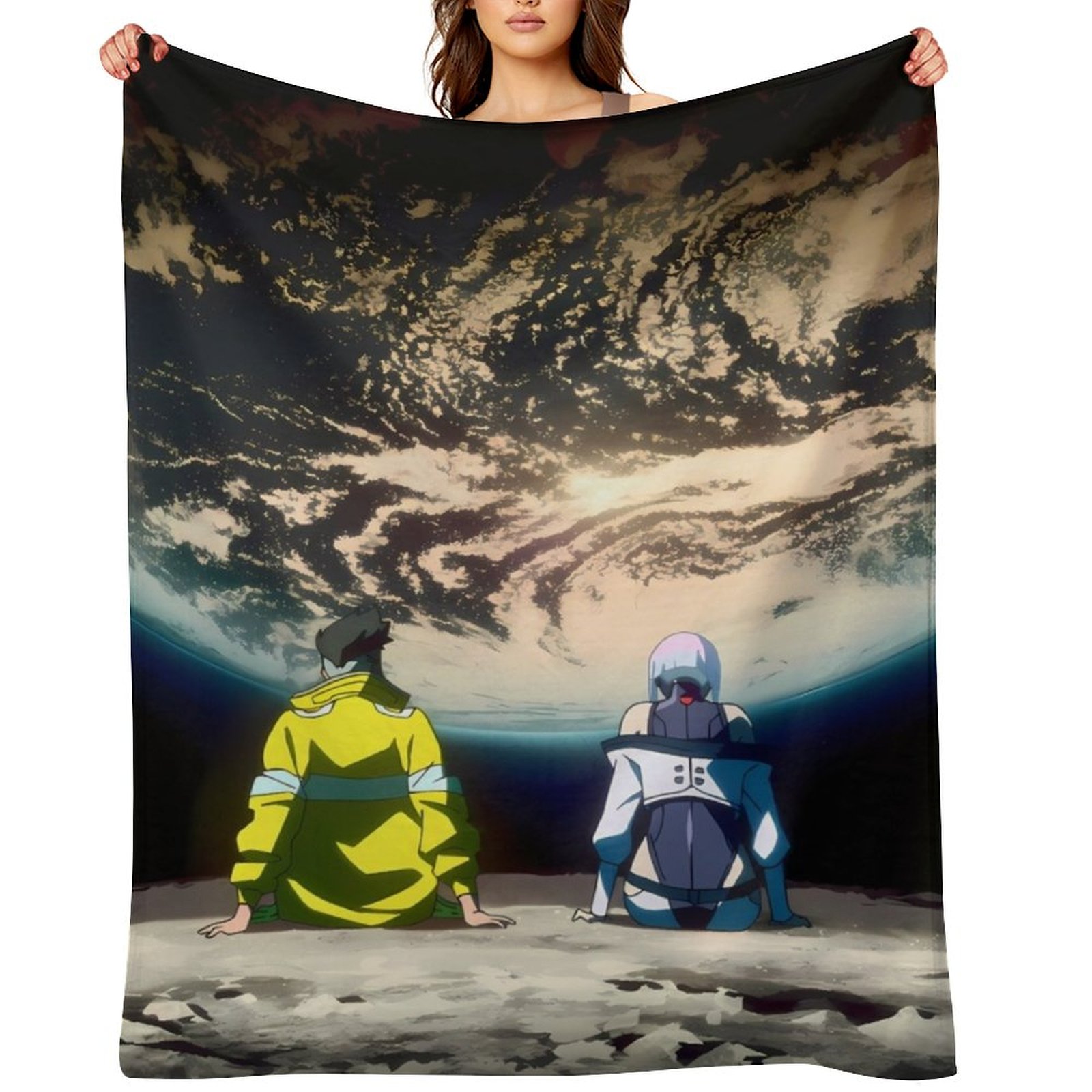 ผ้าห่มลาย Cyberpunk EdgeRunner - Christmas Throw Blanket บทวิจารณ์และราคา