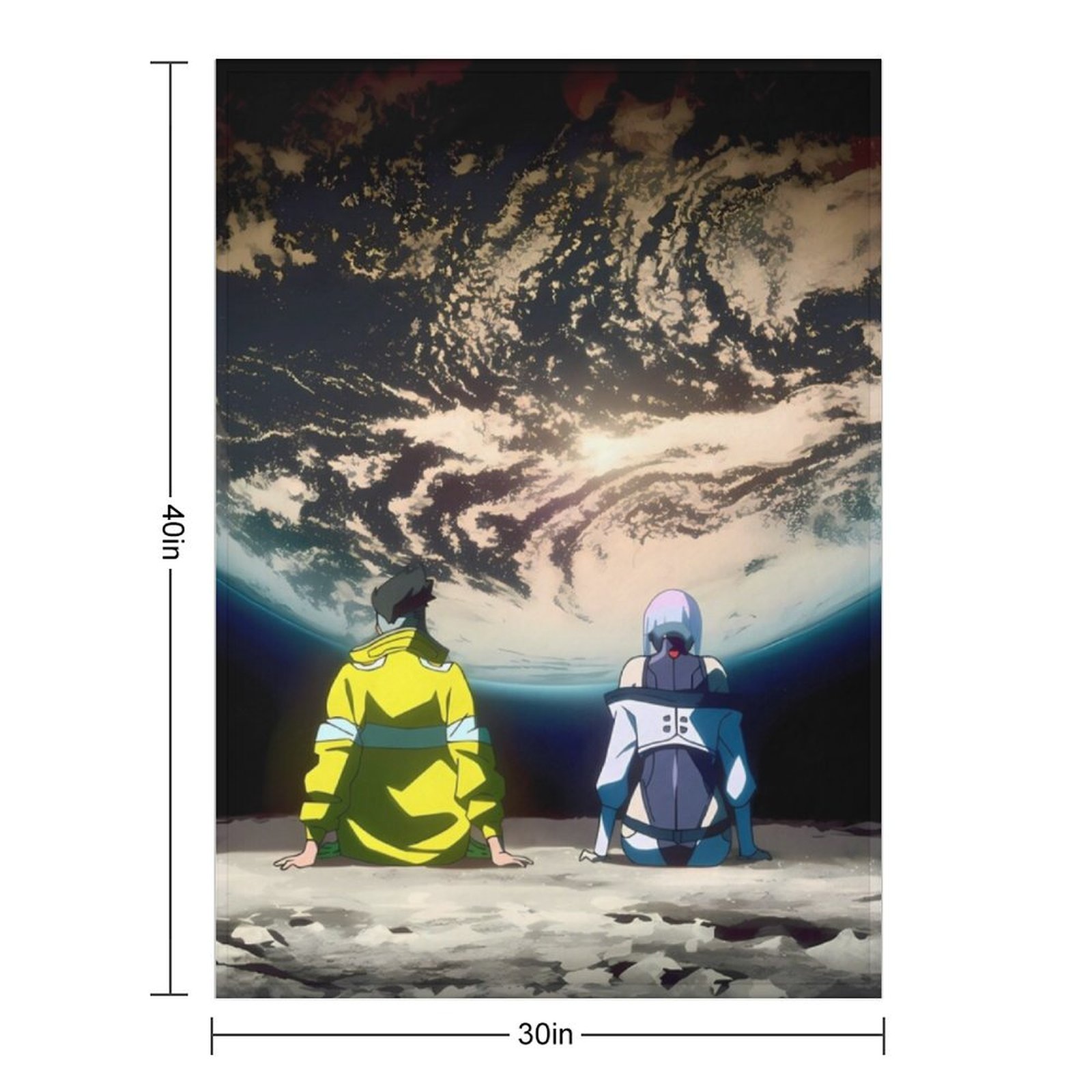 ผ้าห่มลาย Cyberpunk EdgeRunner - Christmas Throw Blanket บทวิจารณ์และราคา